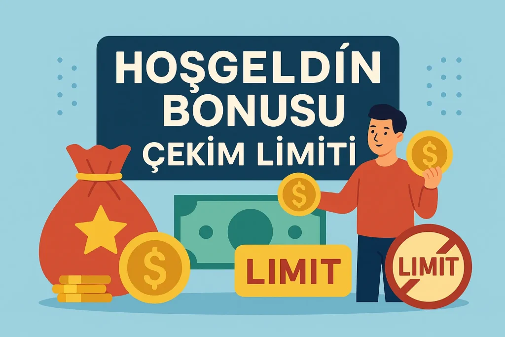 hoşgeldin bonusu çekim limiti