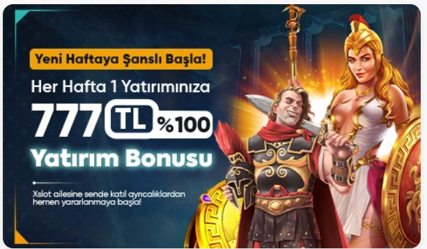 Her Hafta %100 Yatırım Bonusu