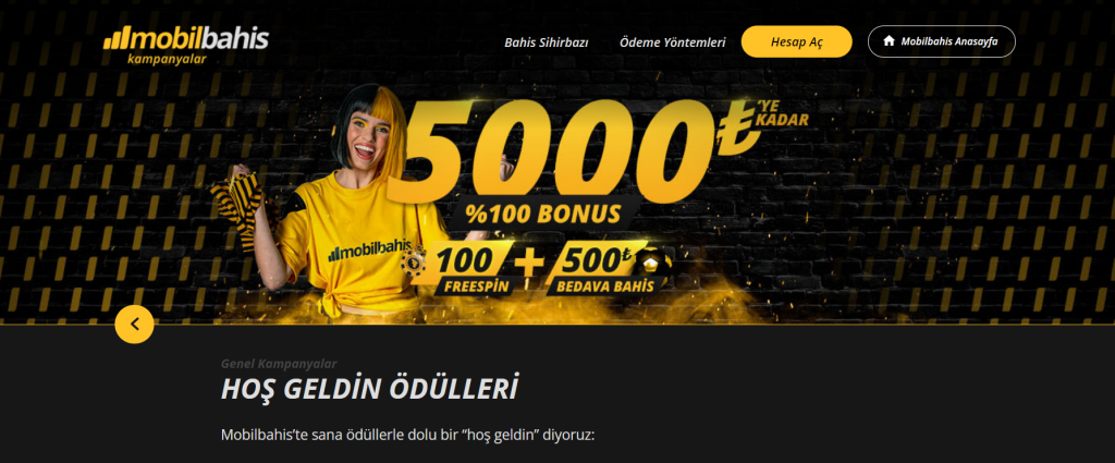 Mobilbahis Hoşgeldin Bonusu